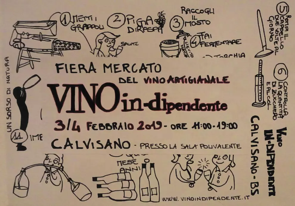 Vino In-dipendente (fiera mercato del vino artigianale) 3/4 Febbraio 2019